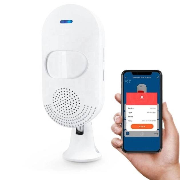Смарт міні сигналізація з датчиком руху та сиреною Tuya PIR Motion Alarm, з оповіщенням на смартфон №1